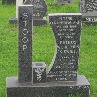 STOOP Petrus Wilhelmus 1935-2000