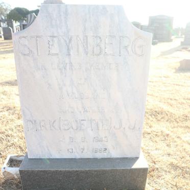 STEYNBERG Dirk J.J. 1943-1982