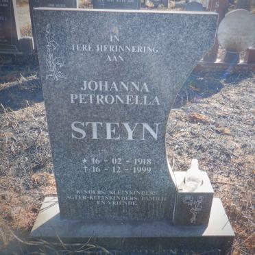 STEYN Johanna Petronella 1918-1999