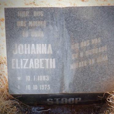 STOOP Johanna Elizabeth 1883-1975