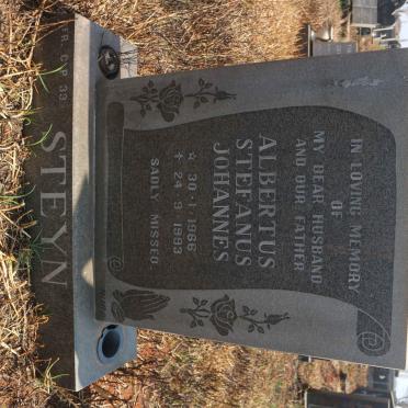 STEYN Albertus Stefanus Johannes 1966-1993
