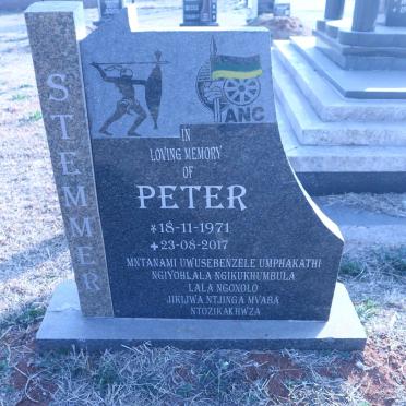 STEMMER Peter 1971-2017