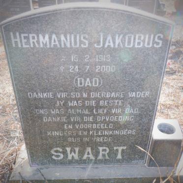 SWART Hermanus Jakobus 1913-2000