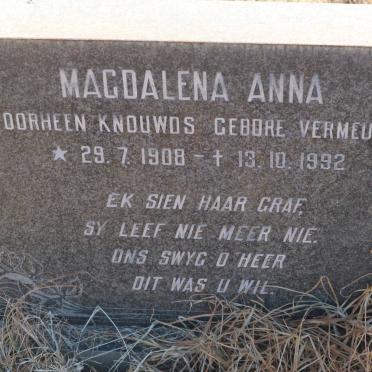 SWIEGERS Gottlieb Gerhardus 1898-1992 &amp; Magdalena Anna voorheen KNOUWDS nee VERMEULEN 1908-1992