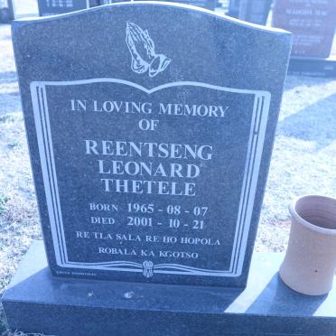 THETELE Reentseng Leonard 1965-2001