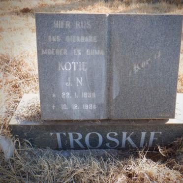 TROSKIE Kotie J.N. 1939-1984