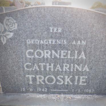 TROSKIE Cornelia Catharina 1942-1982