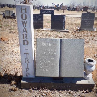 TRIPP Ronnie, Howard 1929-1981
