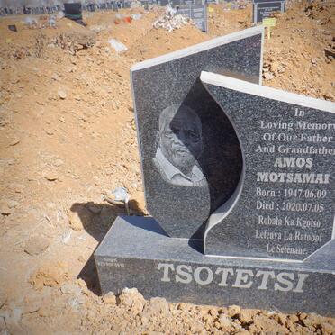 TSOTETSI Amos Motsamai 1947-2020