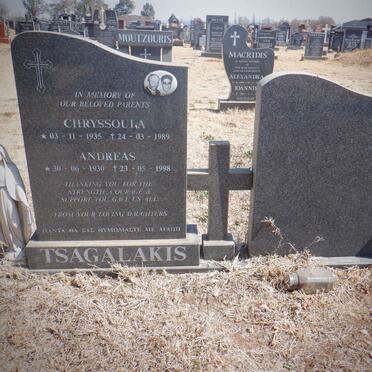 TSAGALAKIS Andreas 1930-1998 &amp; Chryssouia 1935-1989