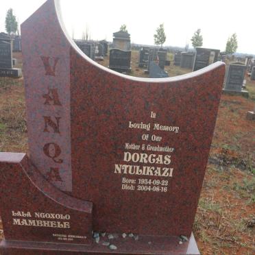 VANQA Dorcas Ntulikazi 1934-2004