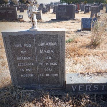 VERSTER Johanna Maria 1936-1980