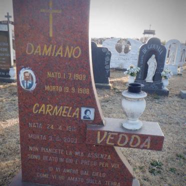 VEDDA Damiano 1909-1988 &amp; Carmela 1915-2003