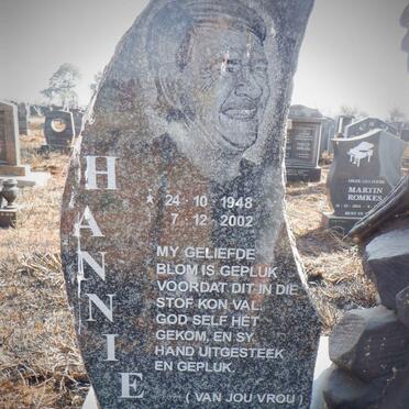 VERSTER Hannie 1948-2002 &amp; Herriet 1952-