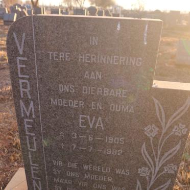 VERMEULEN Eva 1905-1982