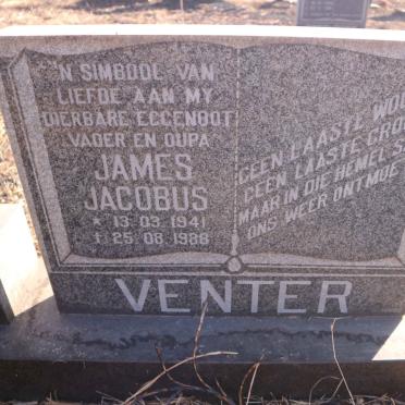 VENTER James Jacobus 1941-1988