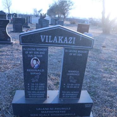 VILAKAZI Reginald Sipho 1967-2010 :: VILAKAZI Mandla Lawrence 1970-2018