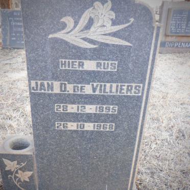 VILLIERS Jan D., de 1895-1968