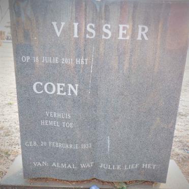 VISSER Coen 1938-2011