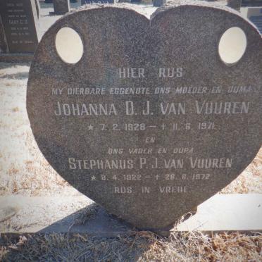 VUUREN Stephanus P.J., van 1922-1972 &amp; Johanna D.J. 1928-1971