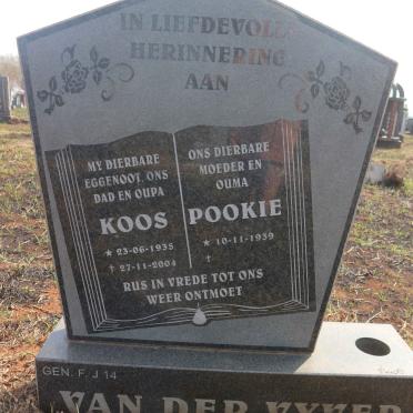 VYVER Koos, van der 1935-2004 &amp; Pookie 1939- 