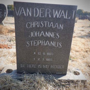 WALT Christiaan Johannes Stephanus, van der 1907-1983
