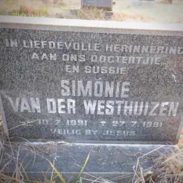 WESTHUIZEN Simonie, van der 1991-1991