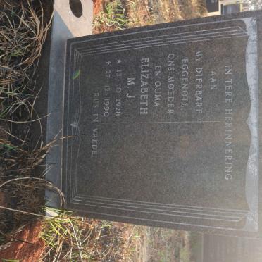 WERNER Elizabeth M.J. 1928-1990