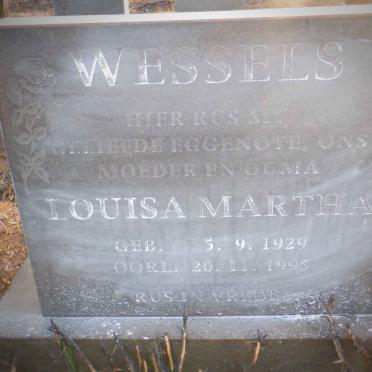 WESSELS Louisa Martha 1929-1995