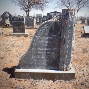 WEHMEIER Hans Dieter 1939-1992