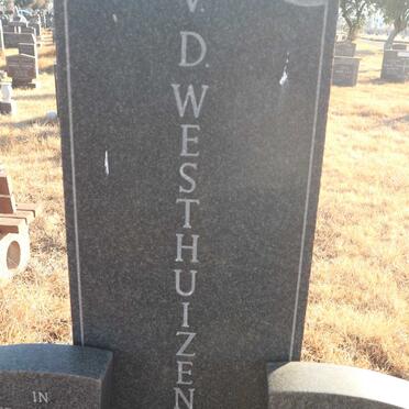 WESTHUIZEN Jacobus Nicolaas, v.d. 1932-1980 &amp; Martha Aletta J. 1936-