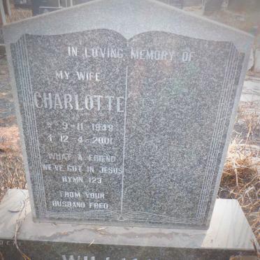 WILLIAMS Charlotte 1949-2001