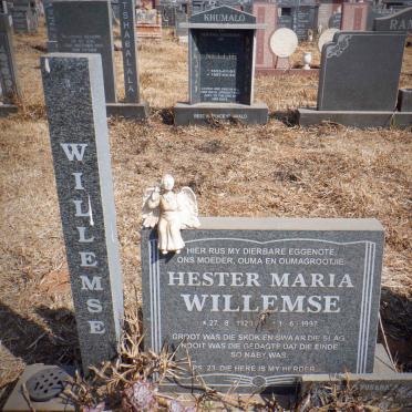 WILLEMSE Hester Maria 1929-1997