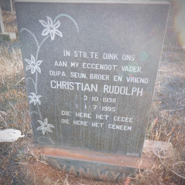 WYK Christiaan Rudolph, van 1938-1995