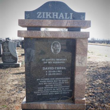 ZIKHALI David Cerel 1961-2011