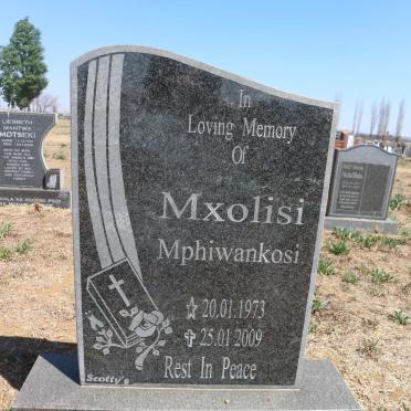 ZONDI Mxolisi Mphiwankosi 1973-2009