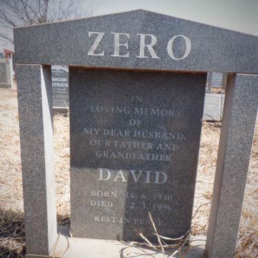 ZERO David 1930-1996