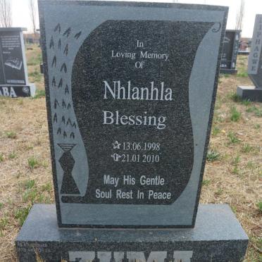 ZUMA Nhlanhla Blessing 1998-2010