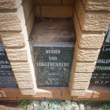 LOGGERENBERG Werner, van 1982-2012 