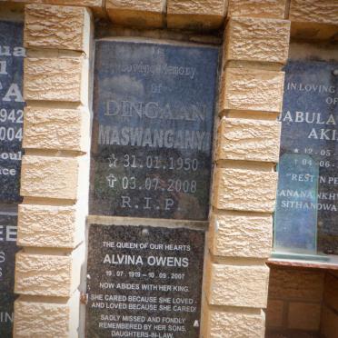 OWENS Alvina 1919-2007 