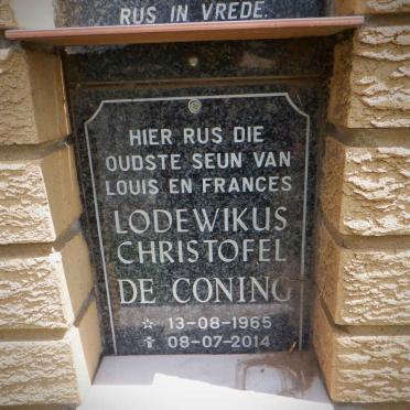 CONING Lodewikus Christoffel, de 1965-2014 