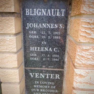 BLIGNAULT Johannes S. 1925-1992 :: VENTER Jacobus H. 1934-1996