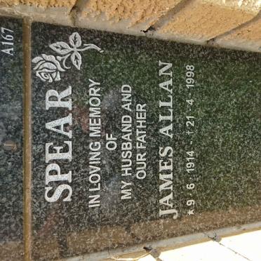 SPEAR James Allan 1914-1998