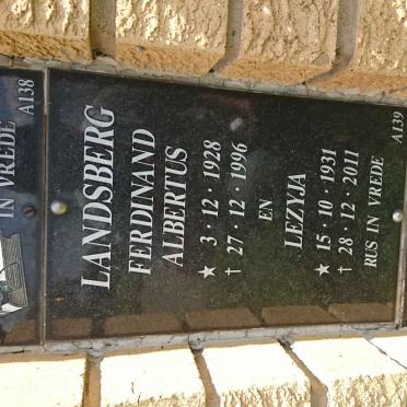 LANDSBERG Ferdinand Albertus 1928-1996 &amp; Lezyja 1931-2011