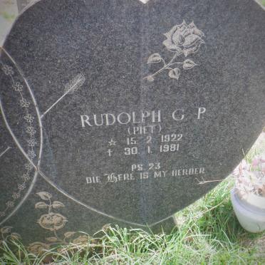 ? Rudolph C.P. 1922-1981