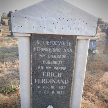 ? Erich Ferdinand 1933-1981