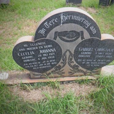 ? Gabriel Christiaan 1920-1999 &amp; Cecelia Johanna 1921-1974