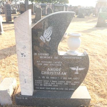 ? Andre Christiaan Christopher 1963-1997