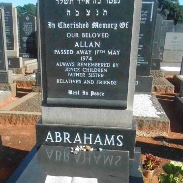 ABRAHAMS Allan -1974