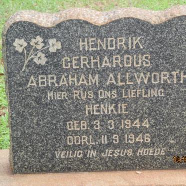 ALLWORTH Hendrik Gerhardus Abraham 1944-1946